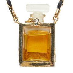 シャネル N°5 パフュームボトル チェーン ペンダント ネックレス ゴールド メッキ レディース CHANEL 【中古】