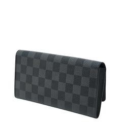ルイ ヴィトン ダミエ グラフィット ポルトフォイユ ロン モデュラブル 長財布 N63084 ブラック PVC レザー メンズ LOUIS VUITTON 【中古】