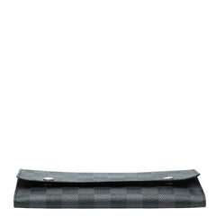 ルイ ヴィトン ダミエ グラフィット ポルトフォイユ ロン モデュラブル 長財布 N63084 ブラック PVC レザー メンズ LOUIS VUITTON 【中古】