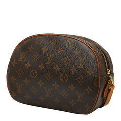 ルイ ヴィトン モノグラム ブロワ 斜め掛け ショルダーバッグ M51221 ブラウン PVC レザー レディース LOUIS VUITTON 【中古】