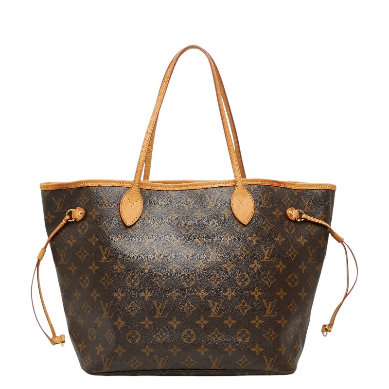 ルイ ヴィトン モノグラム ネヴァーフルMM ショルダーバッグ トートバッグ M40156 ブラウン PVC レザー レディース LOUIS VUITTON 【中古】