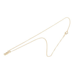 K18YG イエローゴールド ダイヤ0.30ct 3連ネックレス ペンダント ネックレス レディース 【中古】