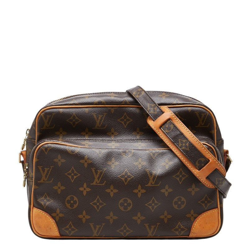 ルイ ヴィトン モノグラム ナイル 斜め掛け ショルダーバッグ M45244 ブラウン PVC レザー レディース LOUIS VUITTON 【中古】