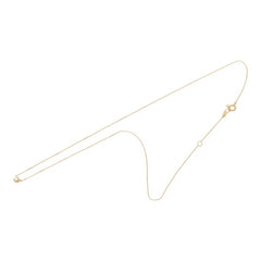 スタージュエリー K18YG イエローゴールド ダイヤ0.06ct プチネックレス ペンダント ネックレス レディース STAR JEWELRY 【中古】