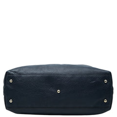 グッチ ソーホー トートバッグ ショルダーバッグ 2WAY 308363 ネイビー レザー レディース GUCCI 【中古】