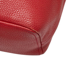 プラダ ロゴ ショルダーバッグ トートバッグ BR4829 レッド レザー レディース PRADA 【中古】