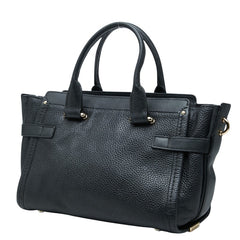 コーチ スワッガー 27 斜め掛け ショルダーバッグ 2way ハンドバッグ 34816 ブラック レザー レディース COACH 【中古】