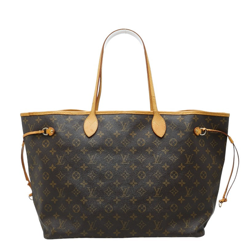 ルイ ヴィトン モノグラム ネヴァーフルGM トートバッグ ハンドバッグ M40157 ブラウン PVC レザー レディース LOUIS VUITTON 【中古】