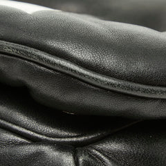 マルタンマルジェラ グラム スラム フラップ スモール チェーン ショルダーバッグ ブラック レザー レディース MARTIN MARGIELA 【中古】