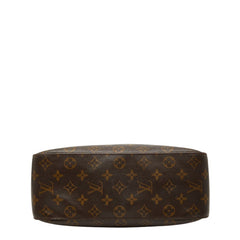 ルイ ヴィトン モノグラム ルーピング GM ショルダーバッグ M51145 ブラウン PVC レザー レディース LOUIS VUITTON 【中古】