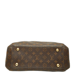 ルイ ヴィトン モノグラム モンテーニュMM ハンドバッグ 2WAY ショルダーバッグ M41056 ブラウン PVC レザー レディース LOUIS VUITTON 【中古】