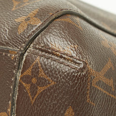 ルイ ヴィトン モノグラム モンテーニュMM ハンドバッグ 2WAY ショルダーバッグ M41056 ブラウン PVC レザー レディース LOUIS VUITTON 【中古】