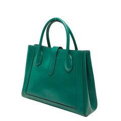 グッチ ジャッキー1961 ハンドバッグ 649016 グリーン レザー レディース GUCCI 【中古】