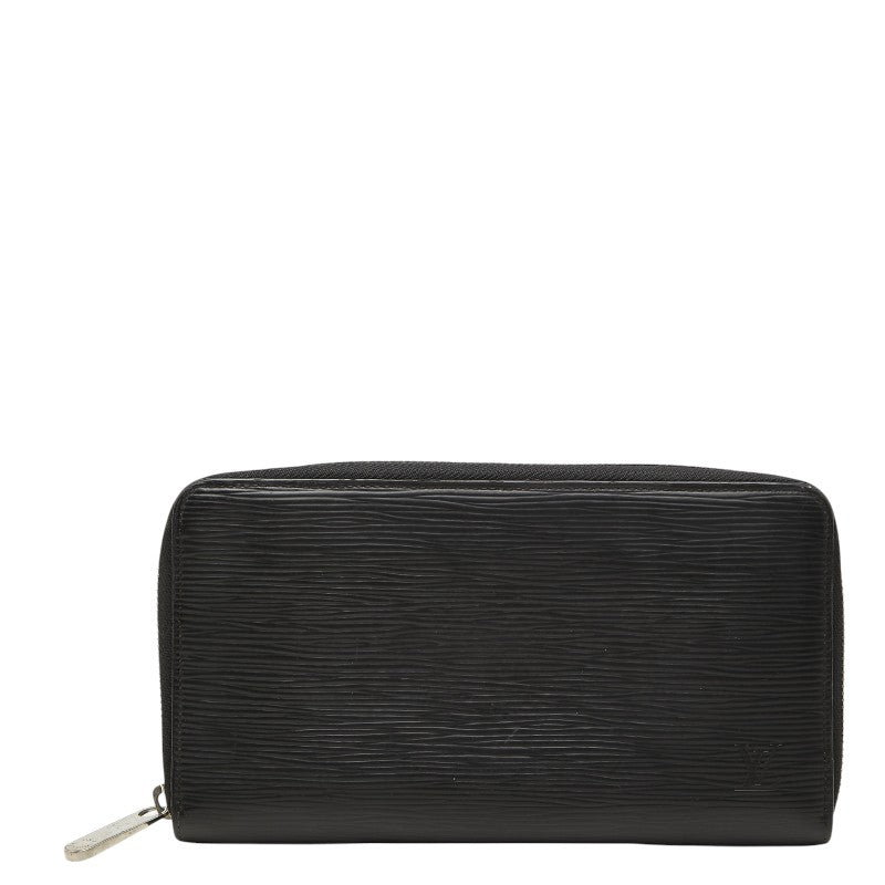 ルイ ヴィトン エピ ジッピーオーガナイザー ラウンドファスナー 長財布 M63852 ノワール ブラック レザー メンズ LOUIS VUITTON 【中古】
