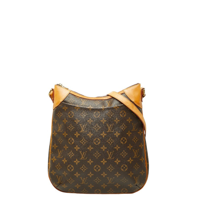 ルイ ヴィトン モノグラム オデオンMM 斜め掛け ショルダーバッグ M56389 ブラウン PVC レザー レディース LOUIS VUITTON 【中古】