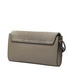 クロエ フェイ Faye ミニ 斜め掛け ショルダーバッグ グレージュ レザー スウェード レディース Chloe 【中古】