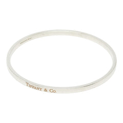 ティファニー ロゴ ブレスレット SV925 シルバー レディース TIFFANY&Co. 【中古】