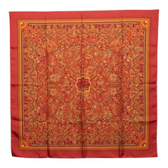 エルメス カレ90 Les Jardins d'Armenie アルメニアの楽園 スカーフ 大判 マルチカラー シルク レディース HERMES 【中古】