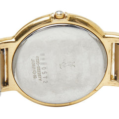サンローラン 腕時計 4620-E62267Y クオーツ ベージュ文字盤 ステンレススチール メッキ メンズ SAINT LAURENT 【中古】