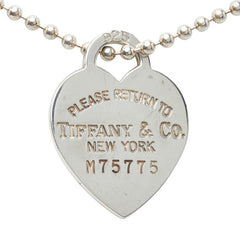 ティファニー リターントゥティファニー ハートタグ チェーン ペンダント ネックレス シルバー SV925 シルバー レディース TIFFANY&Co. 【中古】
