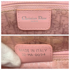 ディオール カナージュ レディディオール ハンドバッグ トートバッグ ピンク ラムスキン レディース Dior 中古