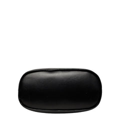 セリーヌ 肩掛け チェーン ショルダーバッグ ブラック ゴールド レザー メッキ レディース CELINE 【中古】