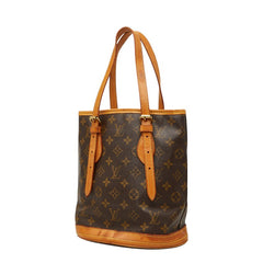 ルイ ヴィトン モノグラム バケットPM ハンドバッグ ショルダーバッグ M42238 ブラウン PVC レザー レディース LOUIS VUITTON 【中古】