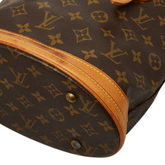ルイ ヴィトン モノグラム バケットPM ハンドバッグ ショルダーバッグ M42238 ブラウン PVC レザー レディース LOUIS VUITTON 【中古】
