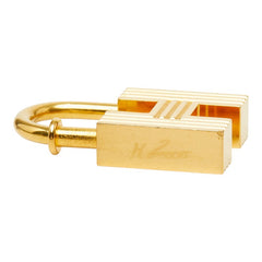 エルメス 2000年限定 新世紀の第一歩 カデナ 南京錠 ゴールド メッキ レディース HERMES 【中古】