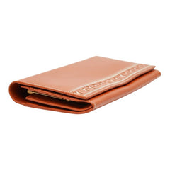 サンローラン ヴィンテージ Yライン 長財布 ブラウン レザー レディース SAINT LAURENT 【中古】