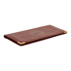 カルティエ マストライン 二つ折り 長財布 札入れ ボルドー レザー レディース CARTIER 【中古】