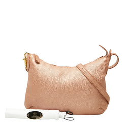 フェンディ セレリア 斜め掛け ショルダーバッグ ピンク レザー レディース FENDI 【中古】
