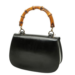 グッチ バンブー ハンドバッグ ショルダーバッグ 2WAY 000 2684 0633 ブラック レザー レディース GUCCI 【中古】