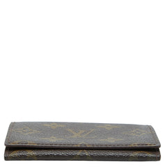 ルイ ヴィトン モノグラム アンヴェロップ カルト ドゥ ヴィジット カードケース M62920 ブラウン PVC レディース LOUIS VUITTON 【中古】