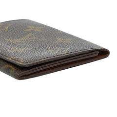 ルイ ヴィトン モノグラム アンヴェロップ カルト ドゥ ヴィジット カードケース M62920 ブラウン PVC レディース LOUIS VUITTON 【中古】