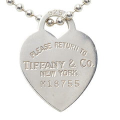 ティファニー リターン トゥ ティファニー ハート タグ ネックレス SV925 シルバー レディース TIFFANY&Co. 【中古】