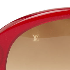 ルイ ヴィトン オプセシオン サングラス Z0078E レッド プラスチック レディース LOUIS VUITTON 【中古】