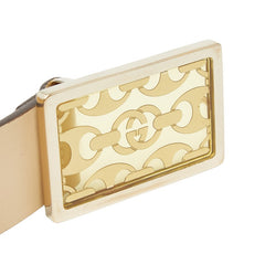 グッチ ベルト サイズ:80/32 ベージュ レザー レディース GUCCI 【中古】