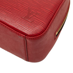 ルイ ヴィトン エピ ジャスミン ハンドバッグ M52087 カスティリアンレッド レザー レディース LOUIS VUITTON 【中古】