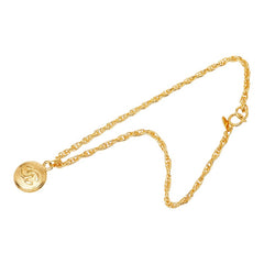 シャネル ココマーク ヴィンテージ チェーン ネックレス ペンダント ゴールド メッキ レディース CHANEL 【中古】