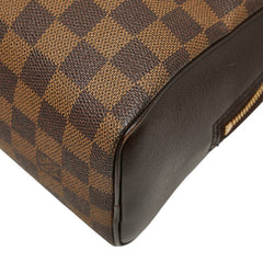 ルイ ヴィトン ダミエ ブレラ ハンドバッグ N51150 ブラウン PVC レザー レディース LOUIS VUITTON 【中古】