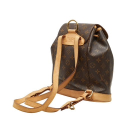 ルイ ヴィトン モノグラム モンスリMM リュック バックパック M51136 ブラウン PVC レザー レディース LOUIS VUITTON 【中古】