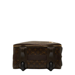 ルイ ヴィトン モノグラム ぺガス55 キャリーバッグ スーツケース M23294 ブラウン PVC レザー レディース LOUIS VUITTON 【中古】