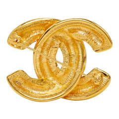 シャネル マトラッセ ココマーク ブローチ ヴィンテージ ゴールド メッキ レディース CHANEL 【中古】