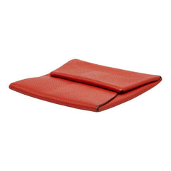 エルメス バスティア コインケース レッド系 レザー レディース HERMES 【中古】