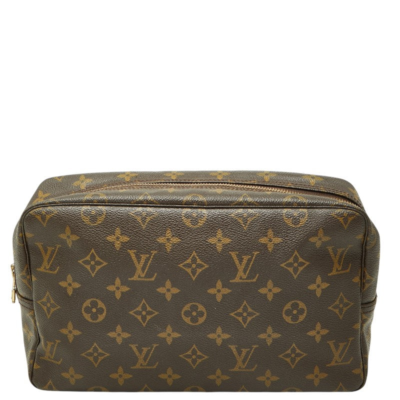 ルイ ヴィトン モノグラム トゥルーストワレット28 セカンドバッグ M47522 ブラウン PVC レザー レディース LOUIS VUITTON 【中古】