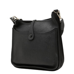 エルメス エヴリン2 ドゥー PM ショルダーバッグ 斜めかけ ブラック トリヨンクレマンス レディース HERMES 【中古】