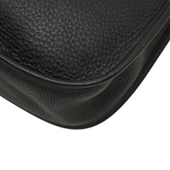 エルメス エヴリン2 ドゥー PM ショルダーバッグ 斜めかけ ブラック トリヨンクレマンス レディース HERMES 【中古】