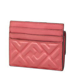 フェンディ バゲット カードケース コインケース 8M0423 ピンク レザー レディース FENDI 【中古】