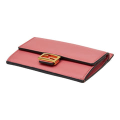 フェンディ バゲット カードケース コインケース 8M0423 ピンク レザー レディース FENDI 【中古】